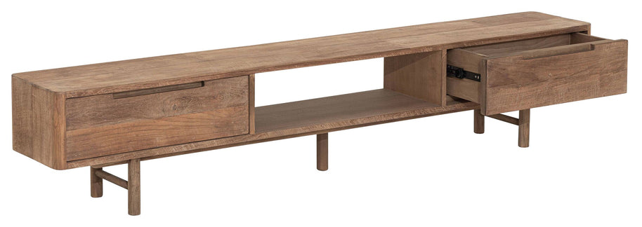 TV stand Bliss No.1 large, 2 drawers, open rack