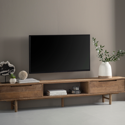 TV stand Bliss No.1 large, 2 drawers, open rack