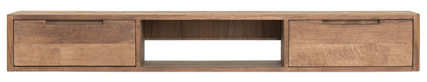 Hanging TV stand Bliss No.1 small, 2 drawers, open rack