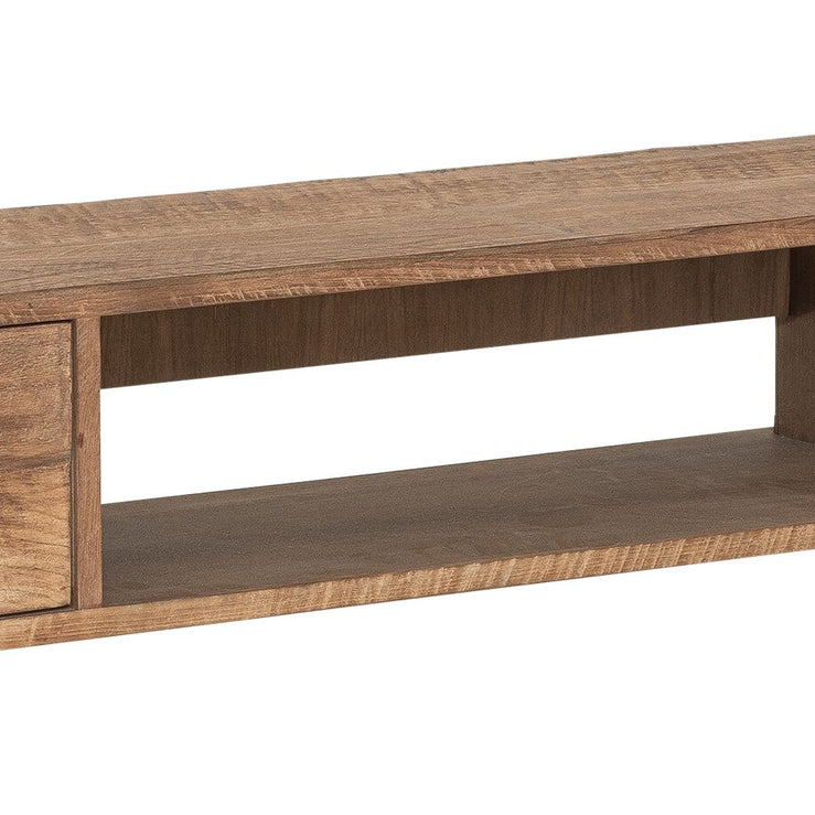 Hanging TV stand Bliss No.1 large, 2 drawers, open rack