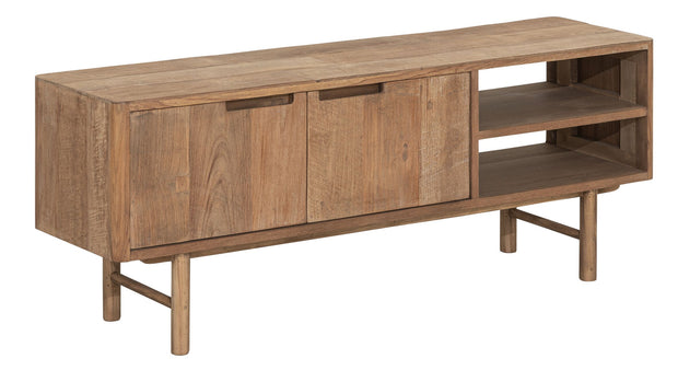 TV stand Bliss No.2 small, 2 doors, 2 open racks