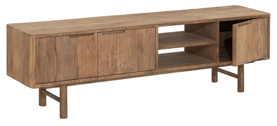 TV stand Bliss No.2 medium, 3 doors, 2 open racks