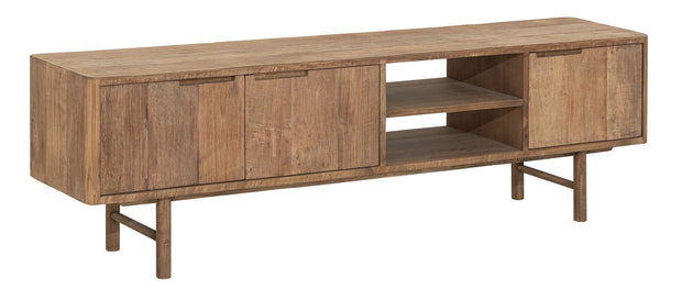 TV stand Bliss No.2 medium, 3 doors, 2 open racks