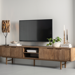 TV stand Bliss No.2 large, 4 doors, 2 open racks