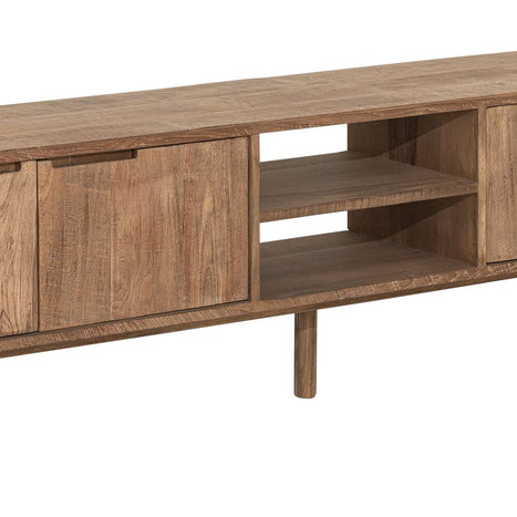 TV stand Bliss No.2 large, 4 doors, 2 open racks
