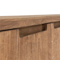 Hanging TV stand Bliss No.2 small, 2 doors, 2 open racks