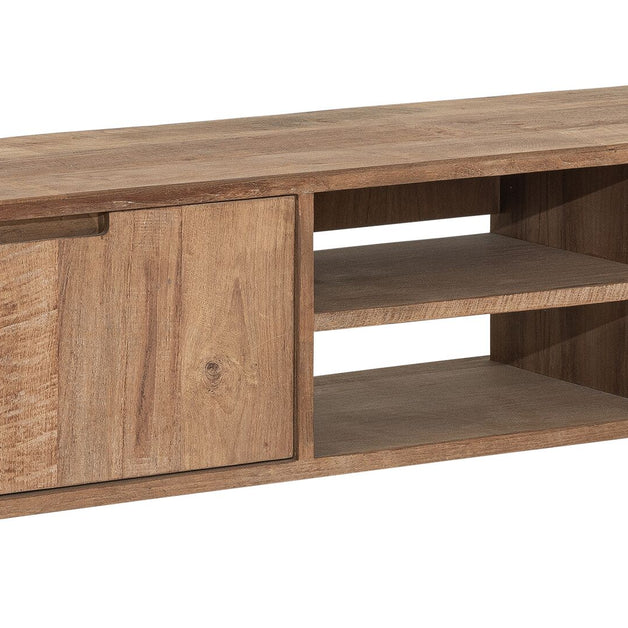 Hanging TV stand Bliss No.2 large, 4 doors, 2 open racks