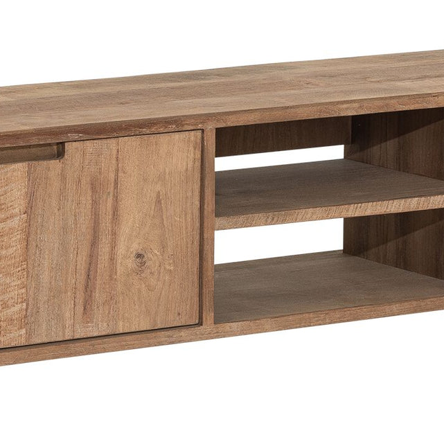 Hanging TV stand Bliss No.2 large, 4 doors, 2 open racks