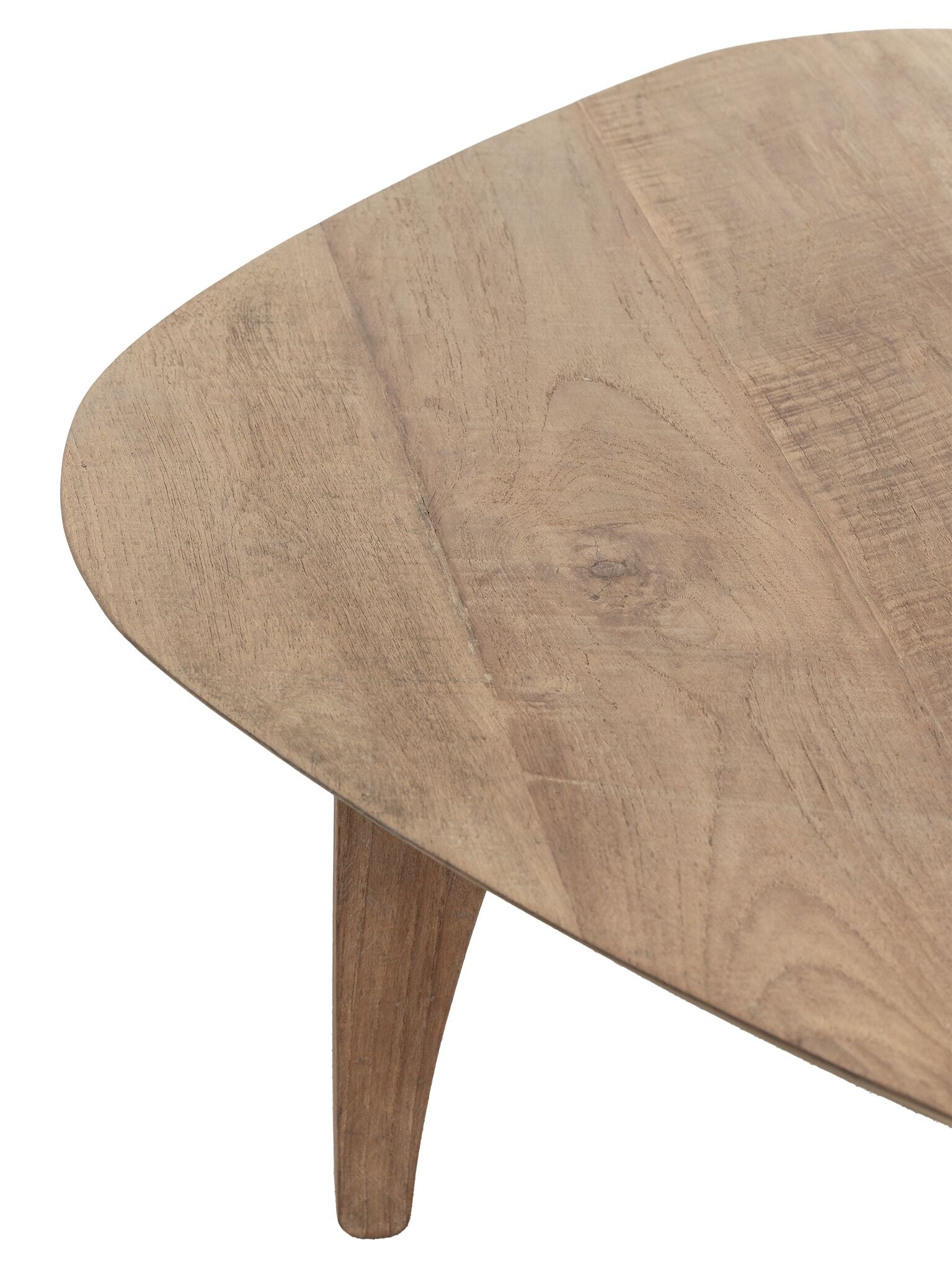 Coffee table Bliss pebble TEAK, set of 2