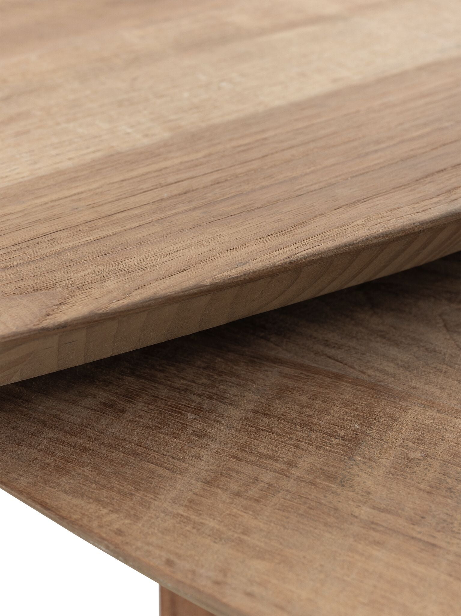Coffee table Bliss pebble TEAK, set of 2