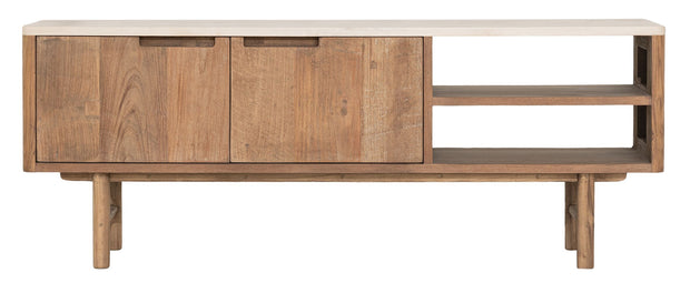 TV stand Bliss Mortex No.2 small, 2 doors, 2 open racks