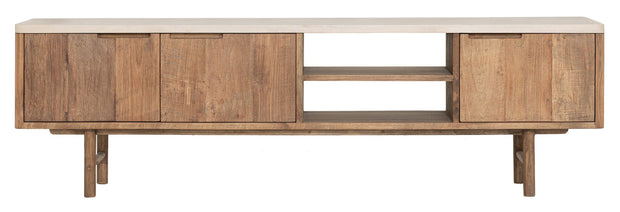 TV stand Bliss Mortex No.2 medium, 3 doors, 2 open racks