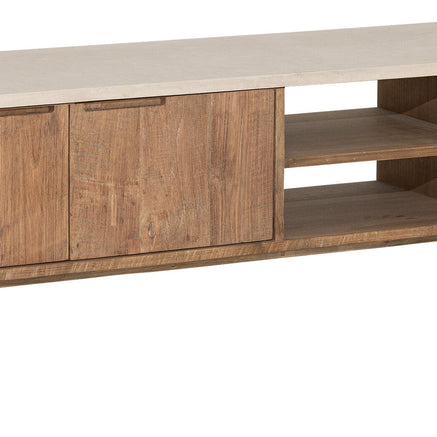 TV stand Bliss Mortex No.2 medium, 3 doors, 2 open racks
