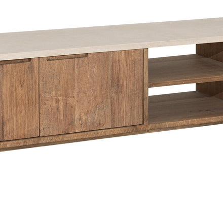 TV stand Bliss Mortex No.2 medium, 3 doors, 2 open racks