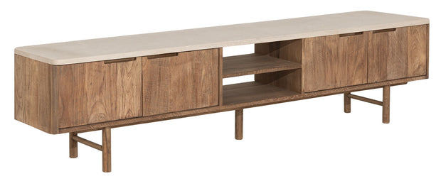 TV stand Bliss Mortex No.2 large, 4 doors, 2 open racks