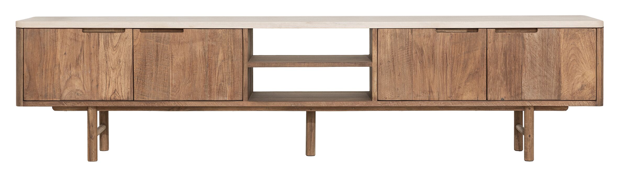 TV stand Bliss Mortex No.2 large, 4 doors, 2 open racks