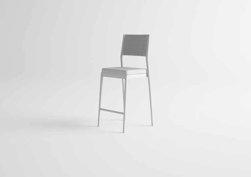 Curacao Semistool With Back