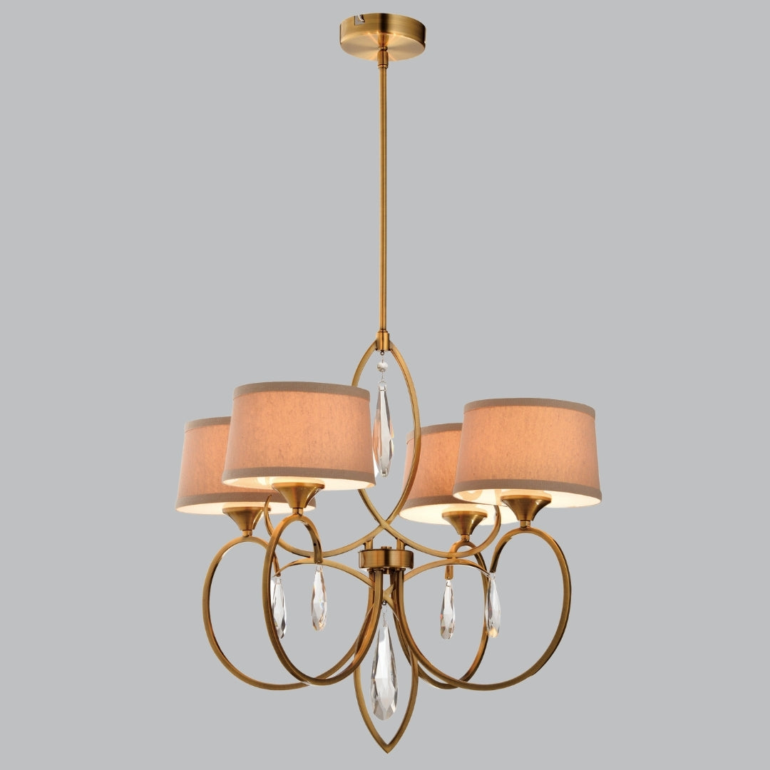 Celestial 4 Arm Chandelier