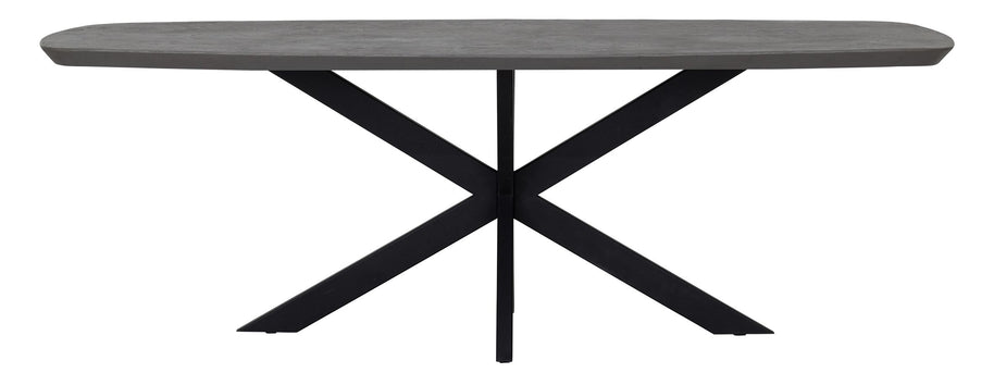 Dining table Vito Danish oval PEPPER