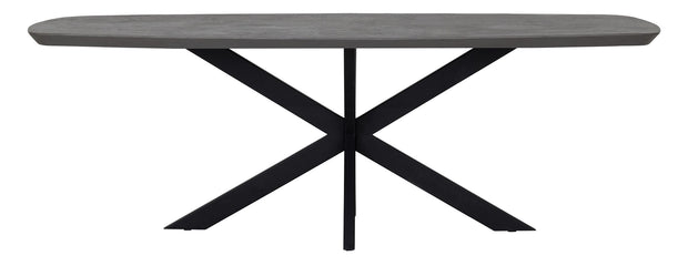 Dining table Vito Danish oval PEPPER