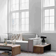 Carpet Crown Round Large Brown