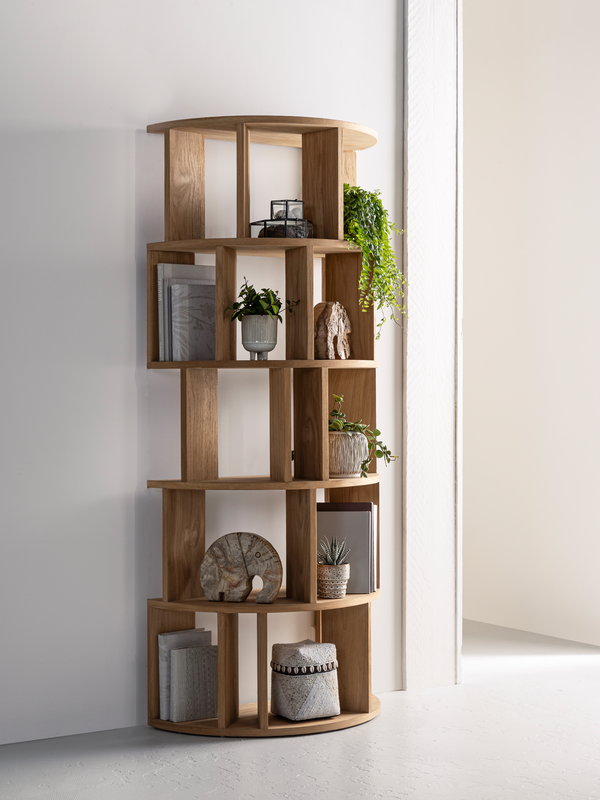 Bookcase Forte round