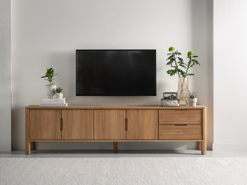 TV stand Forte, 4 doors, 2 drawers