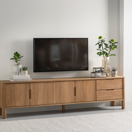 TV stand Forte, 4 doors, 2 drawers