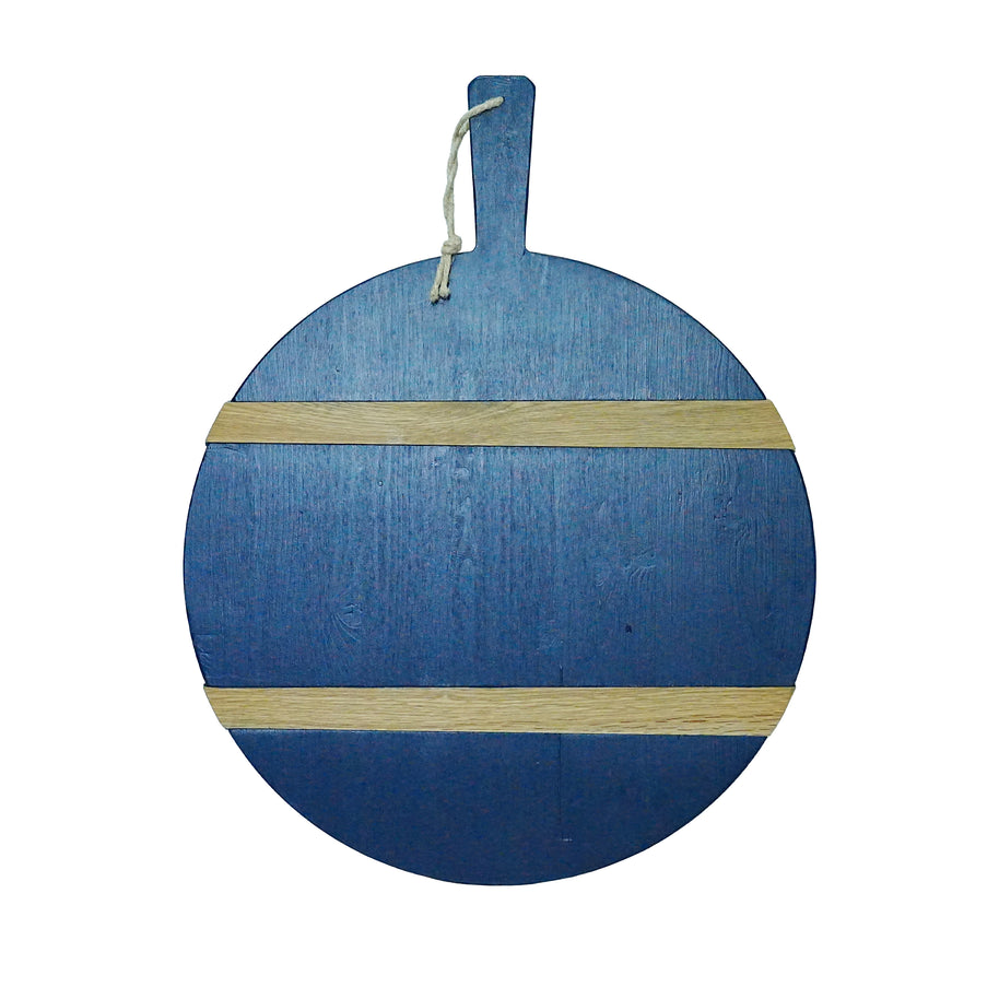Deep Blue Round Charcuterie Board