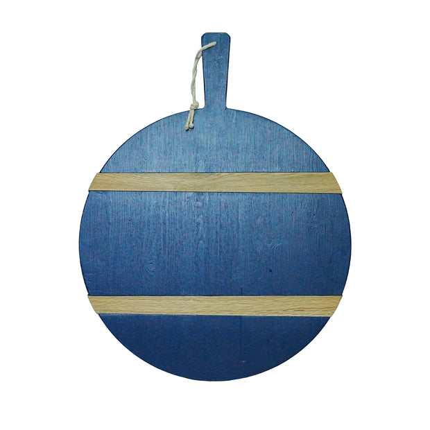 Deep Blue Round Charcuterie Board