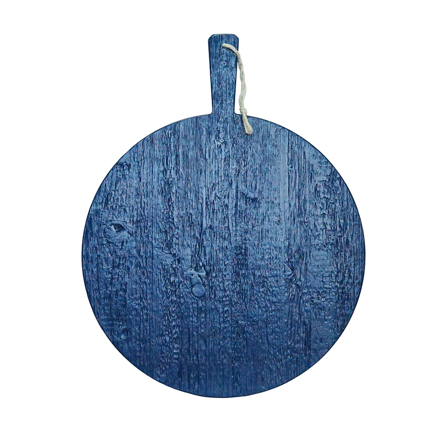 Deep Blue Round Charcuterie Board