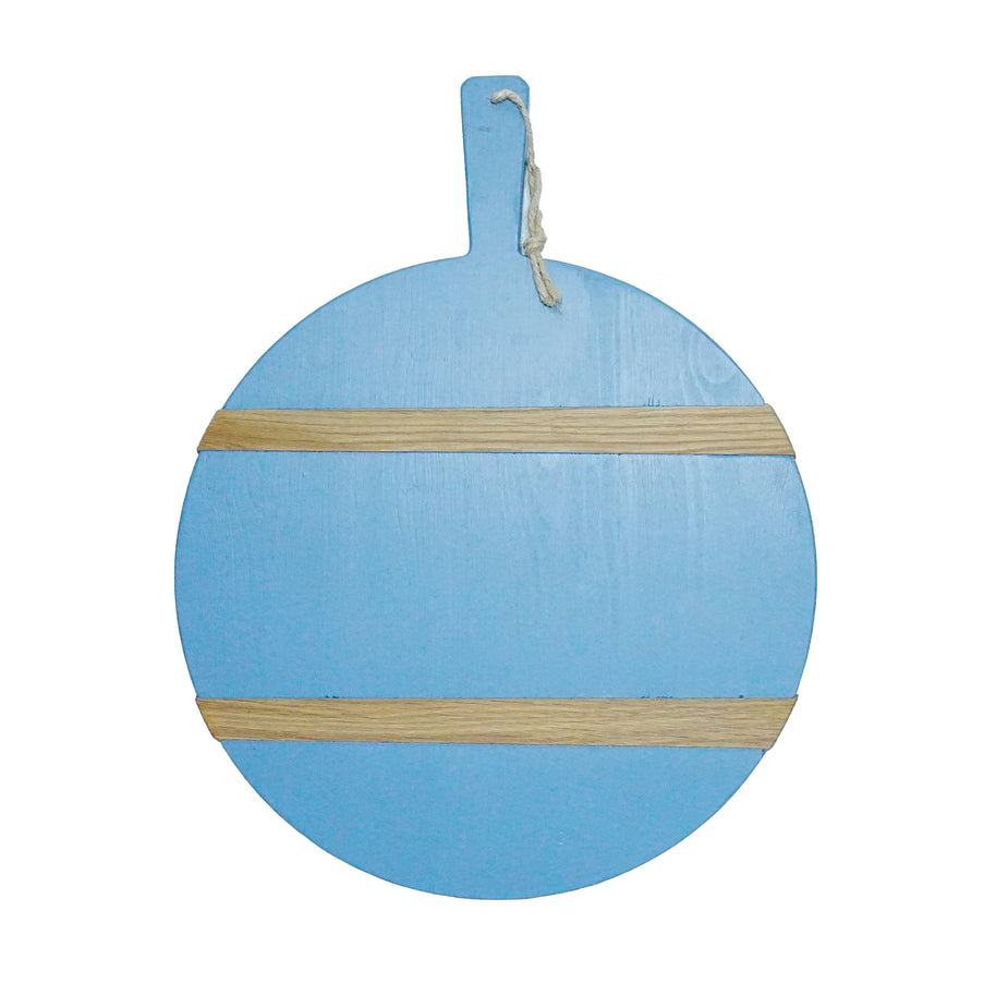 Blue Round Charcuterie Board | Natural