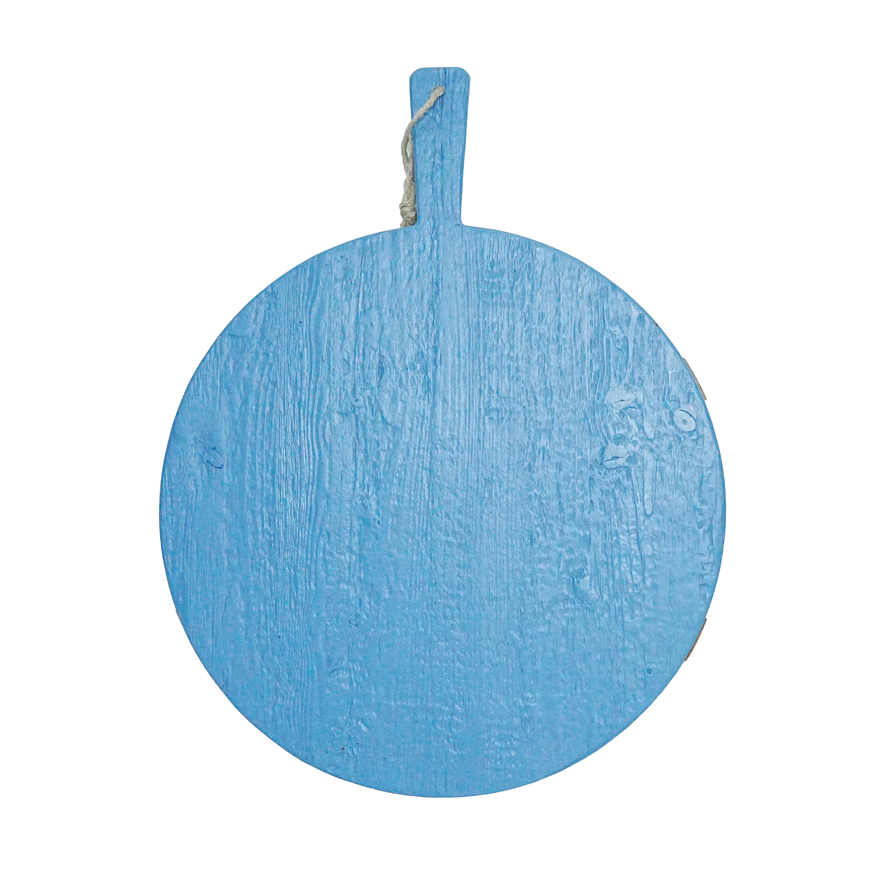 Blue Round Charcuterie Board | Natural