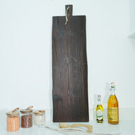 Black Wooden Serving Plank