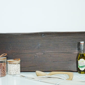 Black Wooden Serving Plank