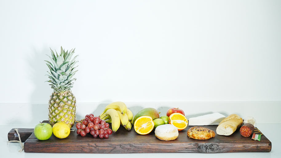 Black Wooden Serving Plank