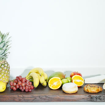 Black Wooden Serving Plank
