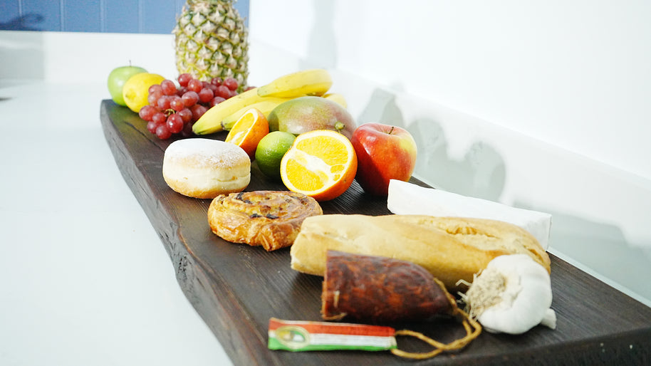 Black Wooden Serving Plank