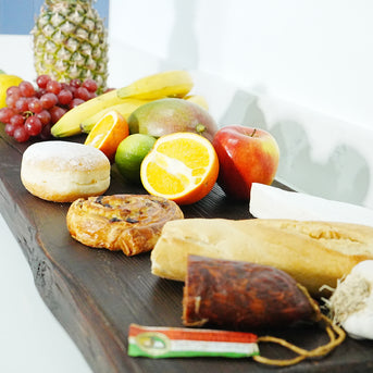 Black Wooden Serving Plank