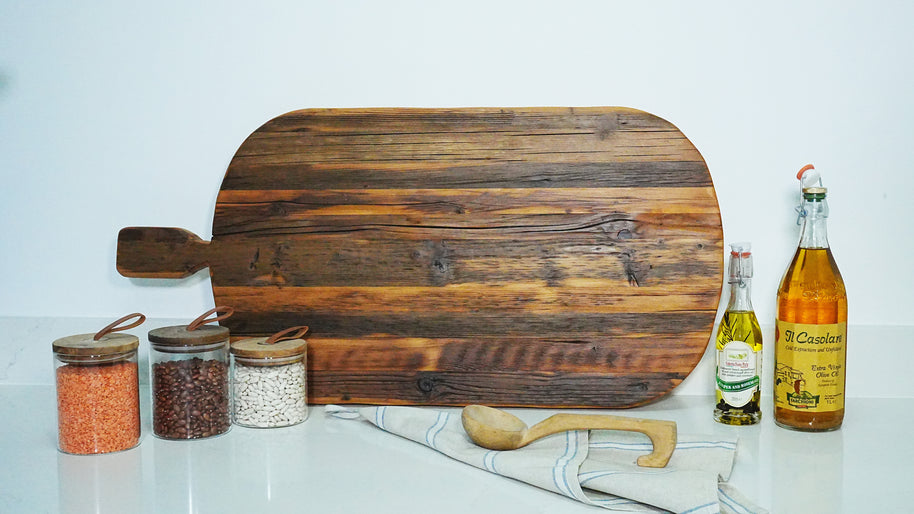 Classic Oversized Rectangle Footed Board