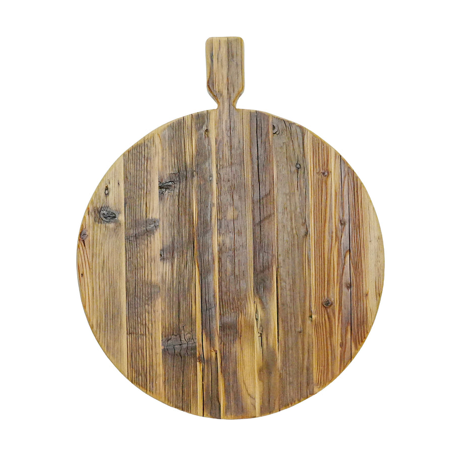 Classic Oversized Round Footed Serving Board