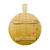 Classic Oversized Round Footed Serving Board