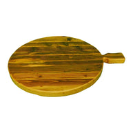 Classic Oversized Round Footed Serving Board