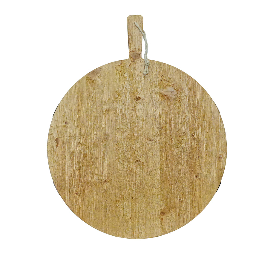 Classic Round Charcuterie Board | Black