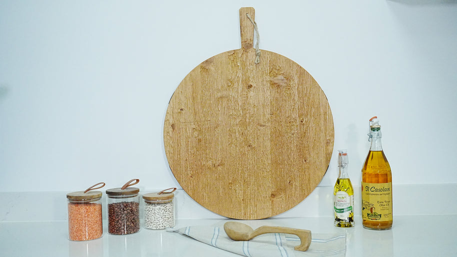Classic Round Charcuterie Board | Black