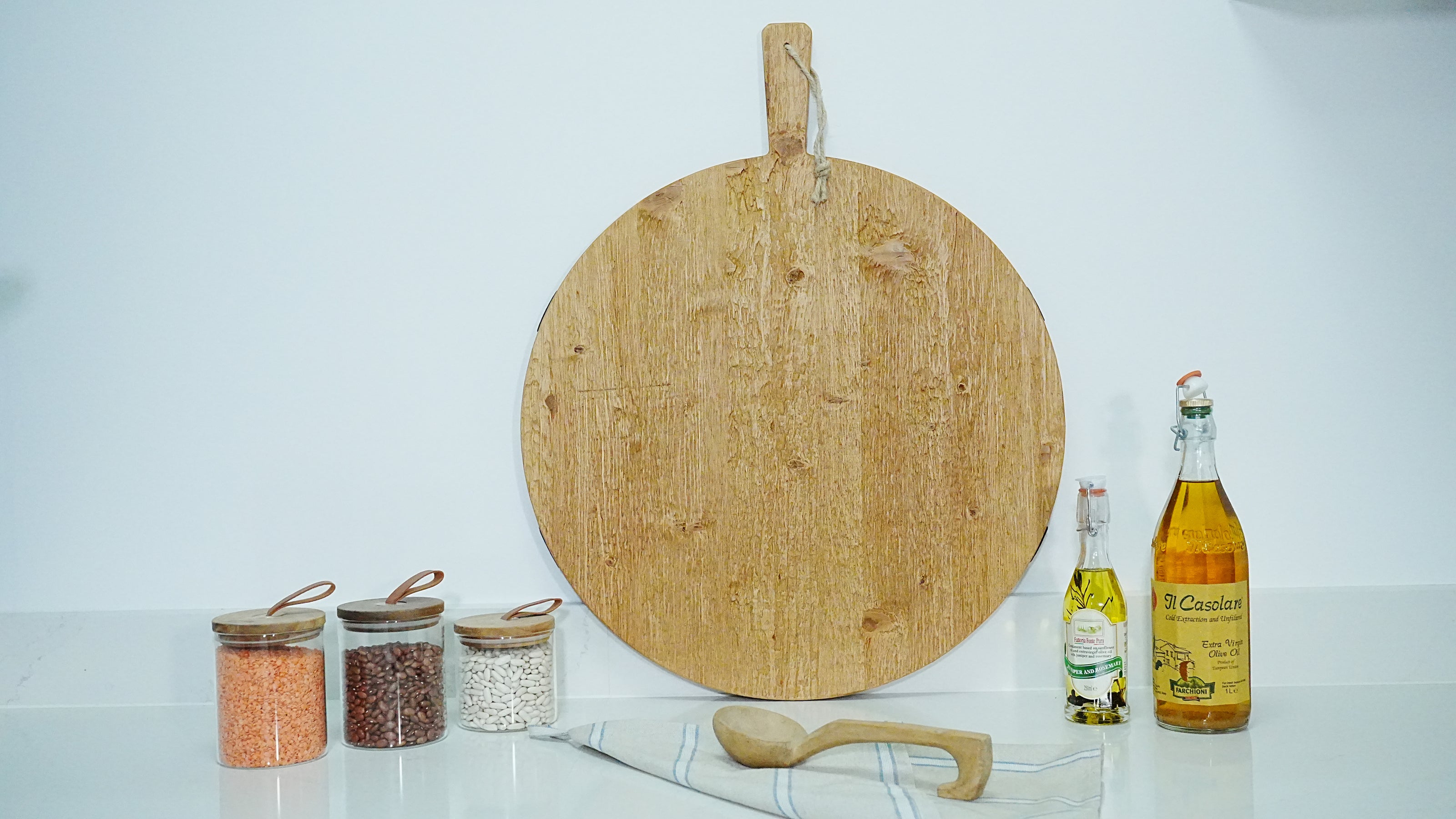 Classic Round Charcuterie Board | Black