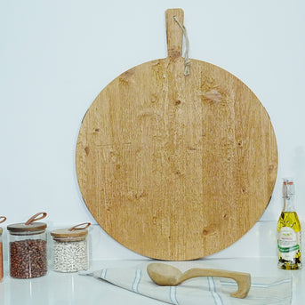 Classic Round Charcuterie Board | Black