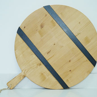 Classic Round Charcuterie Board | Black