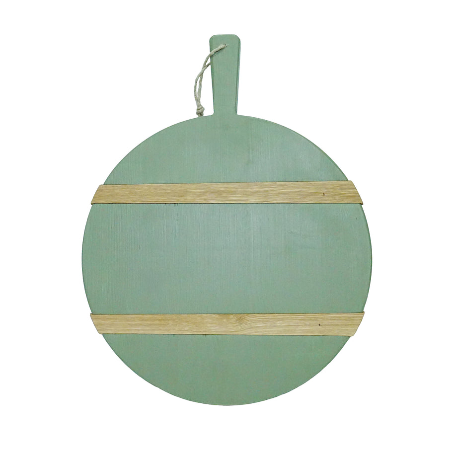Green Round Charcuterie Board