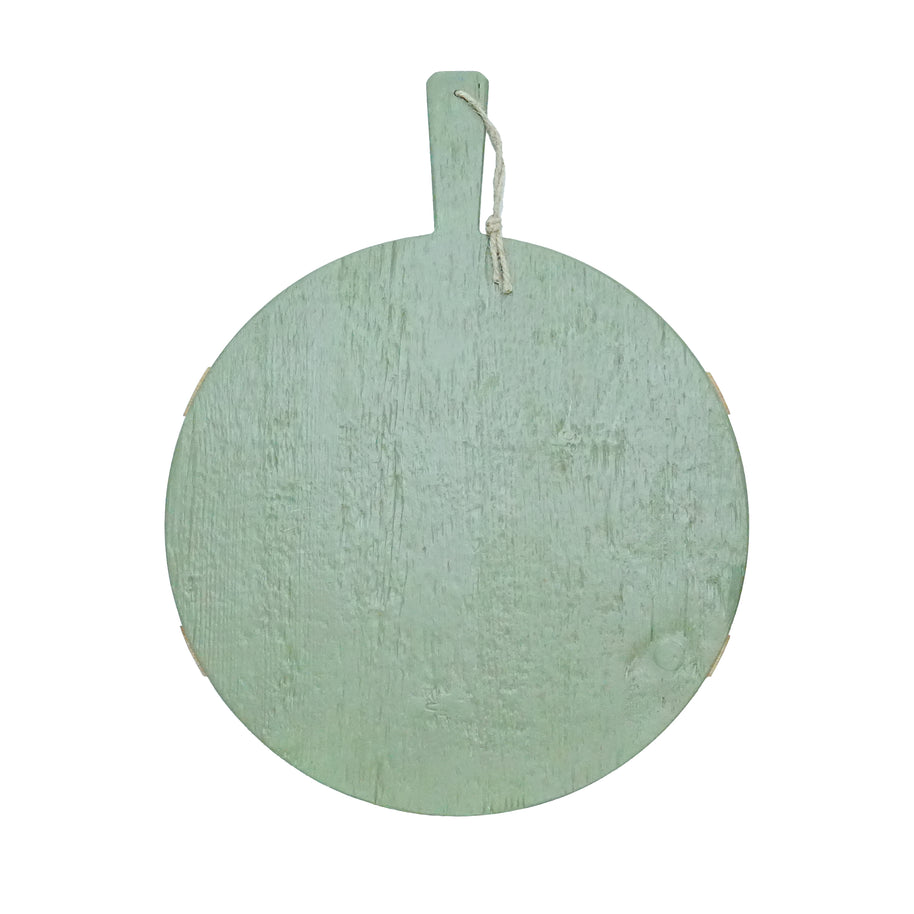 Green Round Charcuterie Board